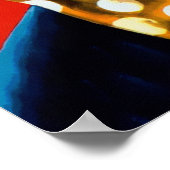 Vintager Clown Poster (Ecke)