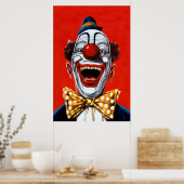 Vintager Clown Poster (Küche)