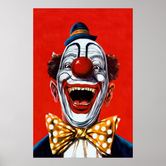 Vintager Clown Poster (Vorne)