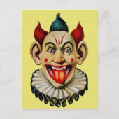 Vintager Clown Postkarte (Vorderseite)