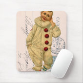 Vintager Clown Postkarte Digitale Kunst Mousepad (Mit Mouse)