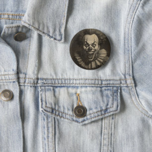 Vintager Clownknopf Button