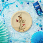 Vintager ClownValentinstag Pappteller (Party)
