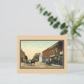 Vintager Coaticook in der Hauptstraße, Quebec Postkarte (Stehend Vorderseite)