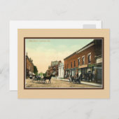 Vintager Coaticook in der Hauptstraße, Quebec Postkarte (Vorne/Hinten)