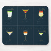 Vintager Cocktail Mousepad (Vorne)