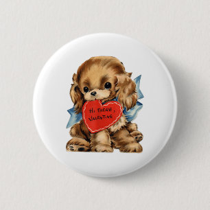 Vintager Cocktail Retro Valentine Shop Uni Kinder Button