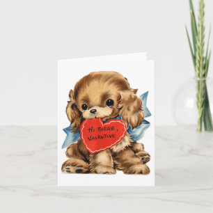 Vintager Cocktail Retro Valentine Shop Uni Kinder Karte