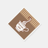 Vintager Coffee Shop Napkins Serviette (Ecke)