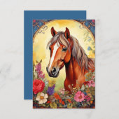 Vintager Colt Dankeskarte (Vorne/Hinten)