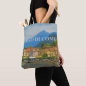 Vintager Comer See Italien Reiseplakat Tasche (Von Nahem)