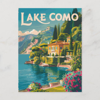 Vintager Comer See Postkarte