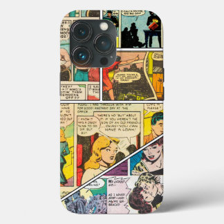 Vintager Comic Layout Boxing Journalist Romance Case-Mate iPhone Hülle
