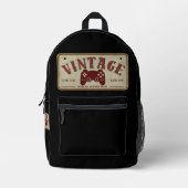 Vintager Controller Limited Edition Originalteile Bedruckter Rucksack (Vorderseite)