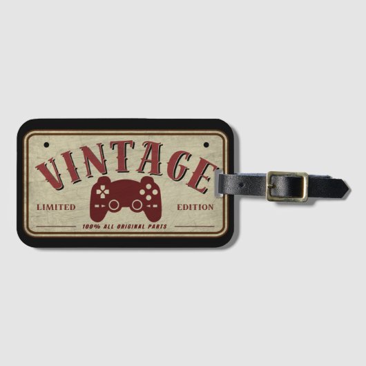 Vintager Controller Limited Edition Originalteile Gepäckanhänger (Vorderseite (Horizontal))