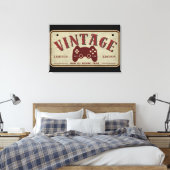 Vintager Controller Limited Edition Originalteile Leinwanddruck (Insitu (Schlafzimmer))