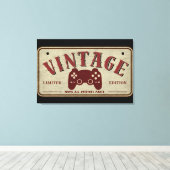 Vintager Controller Limited Edition Originalteile Leinwanddruck (Insitu (Holzboden))