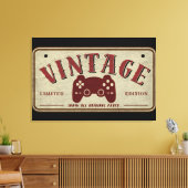 Vintager Controller Limited Edition Originalteile Leinwanddruck (Insitu (Wohnzimmer))