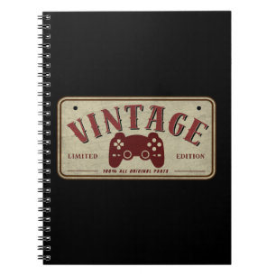 Vintager Controller Limited Edition Originalteile Notizblock
