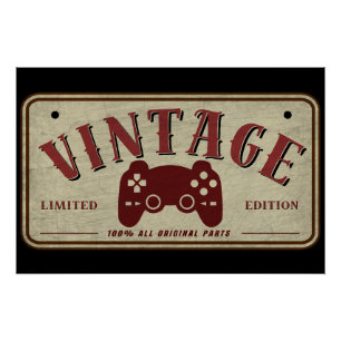 Vintager Controller Limited Edition Originalteile Poster