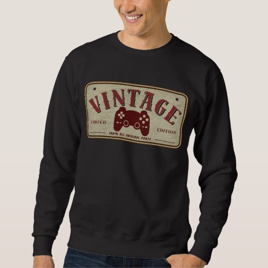 Vintager Controller Limited Edition Originalteile Sweatshirt (Vorderseite)