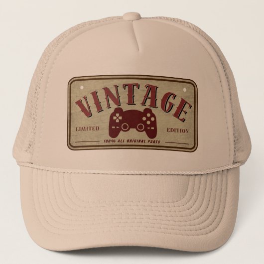 Vintager Controller Limited Edition Originalteile Truckerkappe (Vorderseite)