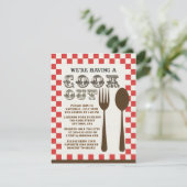 Vintager Cookie-Stil Einladung (Stehend Vorderseite)