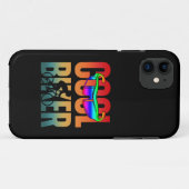 Vintager Cooler Biker Case-Mate iPhone Hülle (Rückseite (Horizontal))