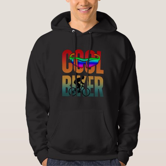 Vintager Cooler Biker Hoodie (Vorderseite)