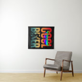 Vintager Cooler Biker Wandteppich (Beispiel (Horizontal))