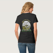 Vintager cooler Campingplatz - Bergstrasse T-Shirt (Rückseite Vollansicht)