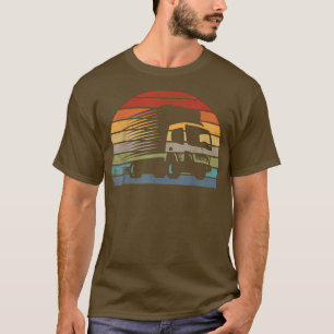 Vintager Cooler Lkw-Motor T-Shirt