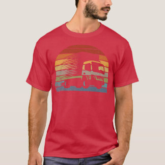 Vintager Cooler Lkw-Motor T-Shirt