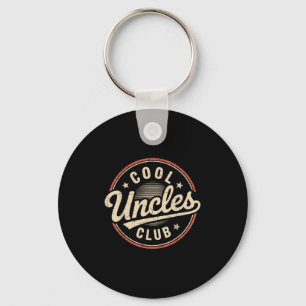 Vintager Cooler Onkel Club Sonniger Tag der Väter Schlüsselanhänger