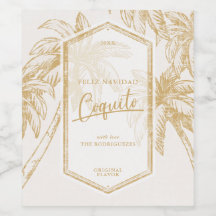 Vintager Coquito Tropical Palm Tree