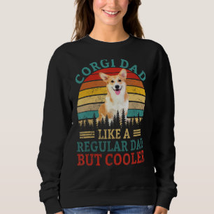 Vintager Corgi Vater wie ein regelmäßiger Vater, a Sweatshirt