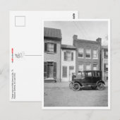 Vintager Coupe von Little House Postkarte (Vorne/Hinten)