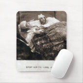 Vintager Couple Stopp Tickling 1906 Mousepad (Mit Mouse)