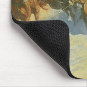 Vintager Cowboy, der den nigerianischen Führer, Re Mousepad (Ecke)