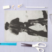 Vintager Cowboy in Chaps Seidenpapier (Handwerk)