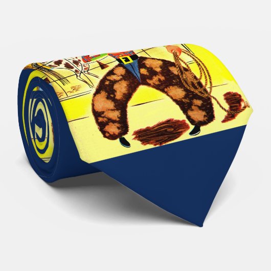 Vintager Cowboy Krawatte (Gerollt)