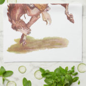 Vintager Cowboy Küchentuch (Gefaltet)