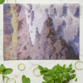 Vintager Cowboy, Panning Gold, Wyoming von Leigh Geschirrtuch (Gefaltet)