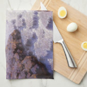 Vintager Cowboy, Panning Gold, Wyoming von Leigh Geschirrtuch (Viertel Falte)