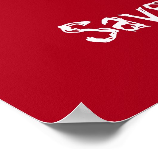 Vintager Cowboy Poster (Ecke)