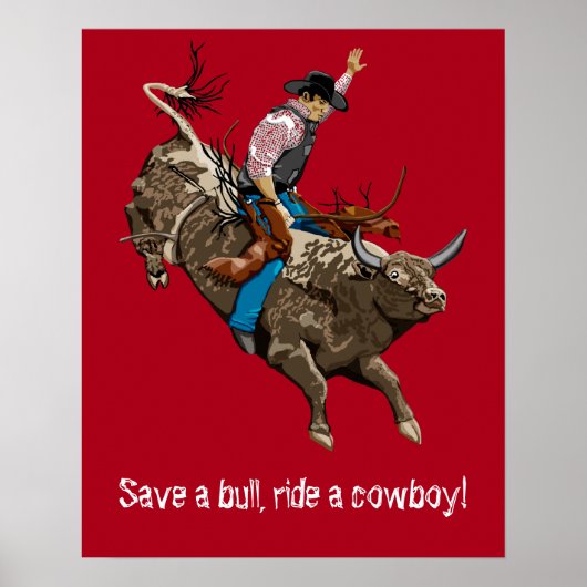 Vintager Cowboy Poster (Vorne)