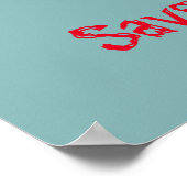 Vintager Cowboy Poster (Ecke)