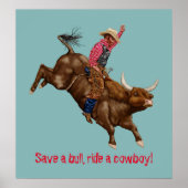 Vintager Cowboy Poster (Vorne)