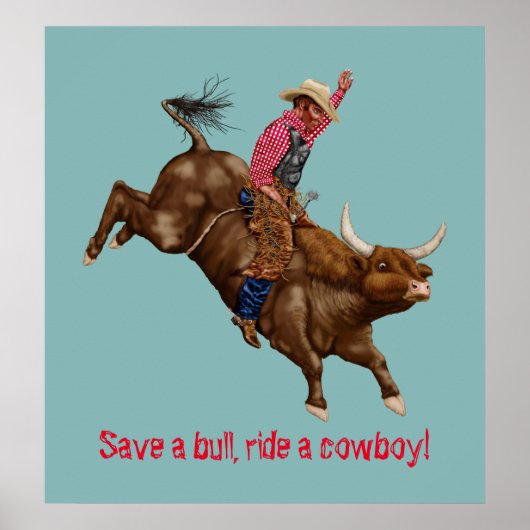 Vintager Cowboy Poster (Vorne)