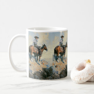 Vintager Cowboy, Sentinel der Ebenen von Dunton Kaffeetasse